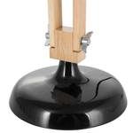 Schreibtischlampe schwarz 53 cm Glockenform SALADO