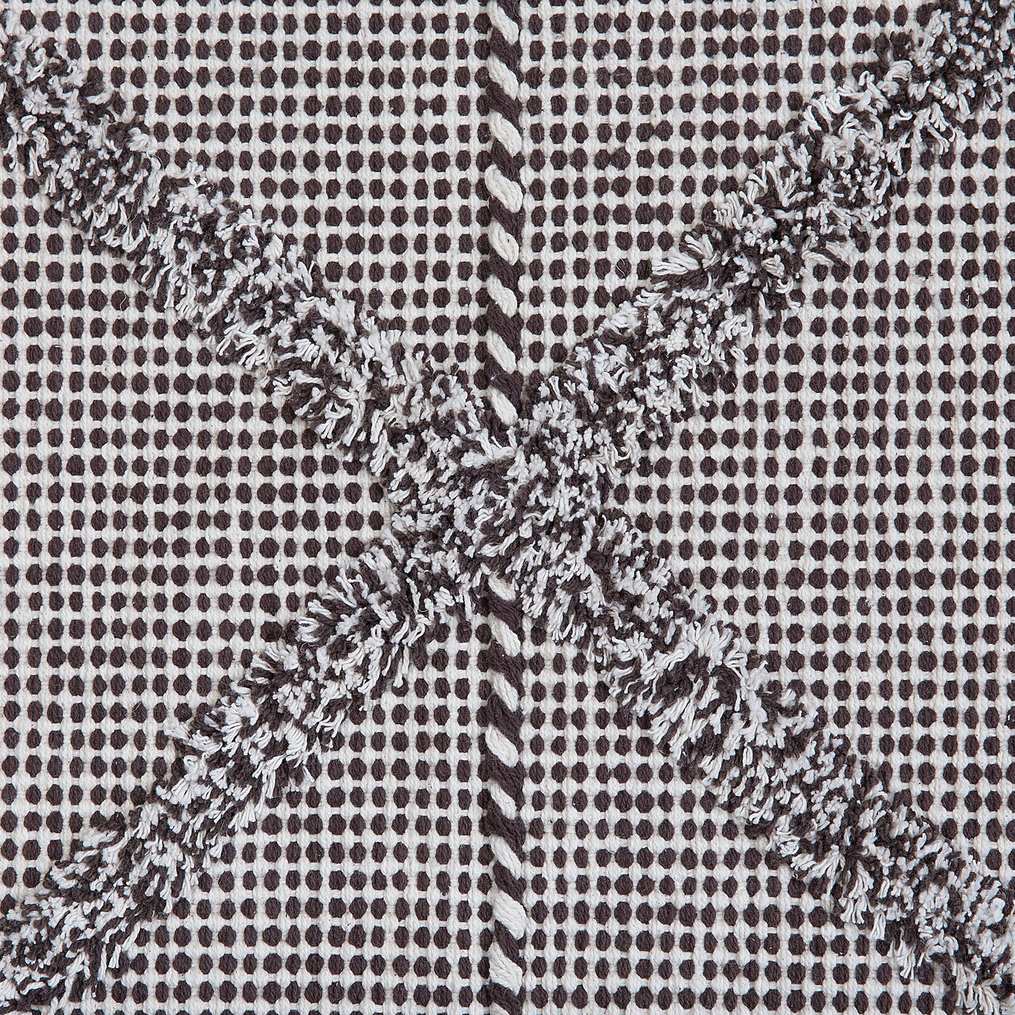 Teppich braun 80 x 150 cm Kurzflor TUZLA