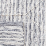 Teppich Wolle grau-beige 80 x 150 cm Kurzflor EDREMIT