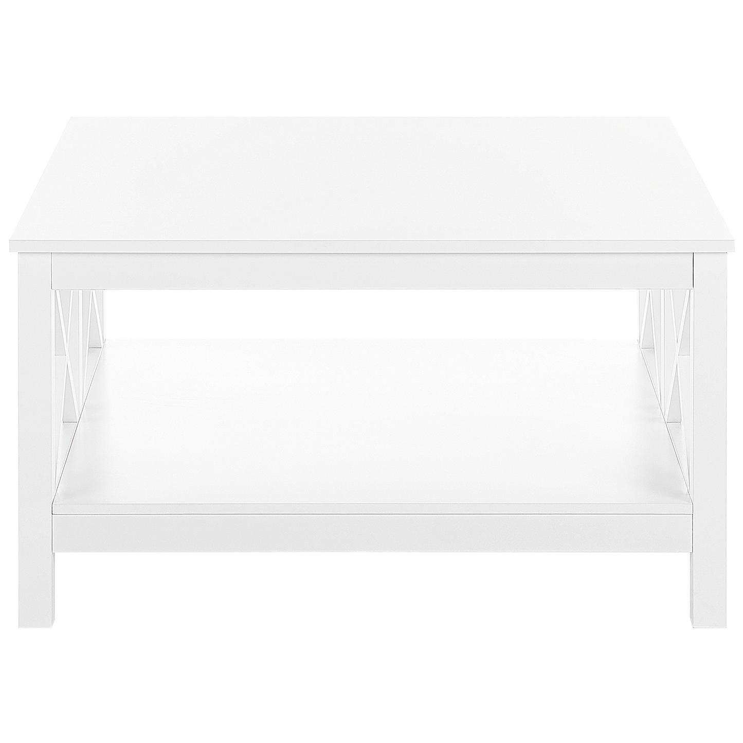 Couchtisch weiss quadratisch 80 x 80 cm LOTTA