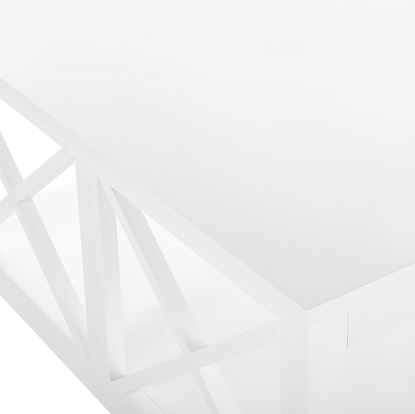 Couchtisch weiss quadratisch 80 x 80 cm LOTTA
