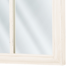 Wandspiegel TRELLY 62 cm 113 cm Metall Weiss