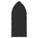 Wandspiegel CASSEL 50 cm 115 cm Metall Hellgrau