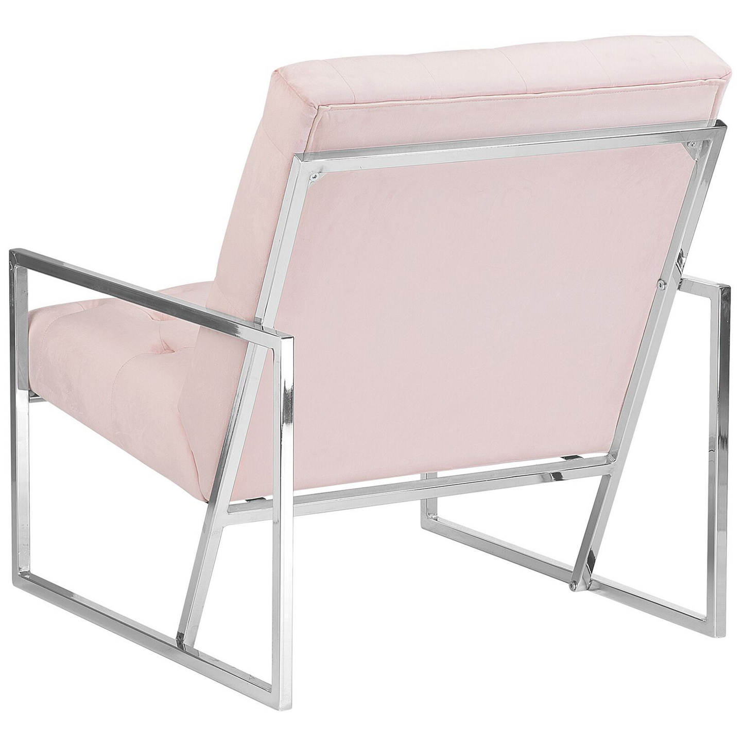 Sessel HARSTAD Samtstoff Rosa