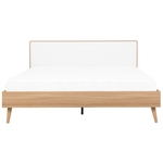 Bett mit Lattenrost SERRIS 180 x 200 cm Hellbraun