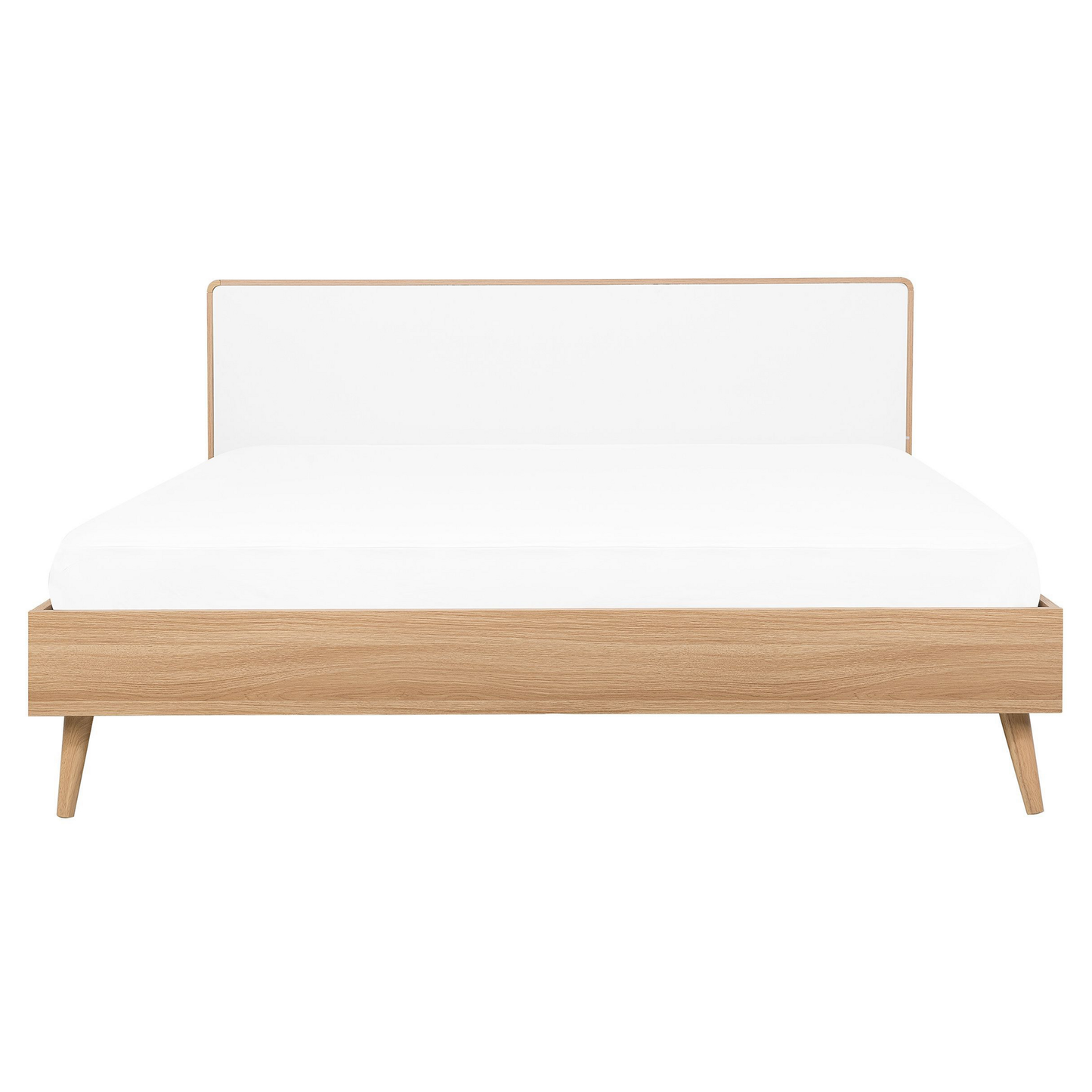 Bett mit Lattenrost SERRIS 160 x 200 cm Hellbraun