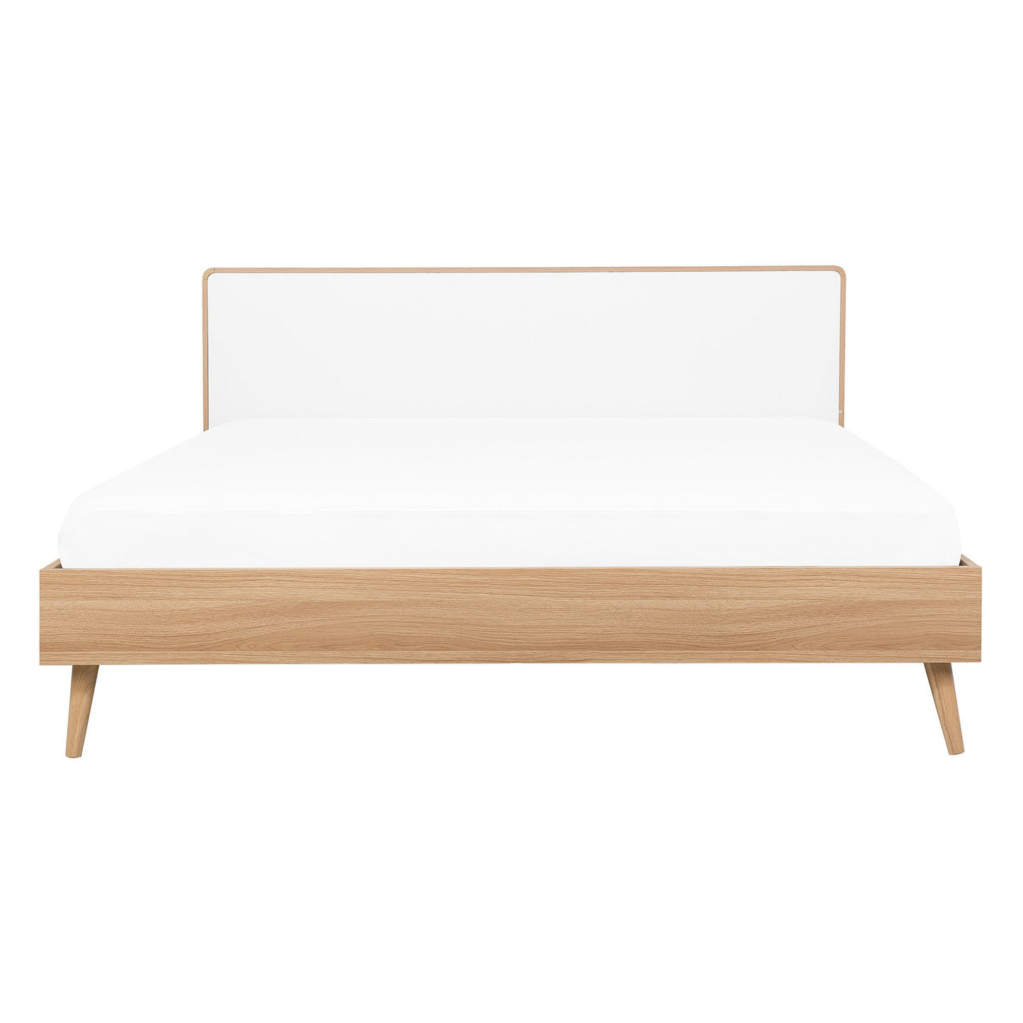 Bett mit Lattenrost SERRIS 140 x 200 cm Hellbraun