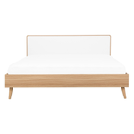 Bett mit Lattenrost SERRIS 140 x 200 cm Hellbraun