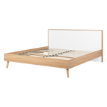 Bett mit Lattenrost SERRIS 140 x 200 cm Hellbraun