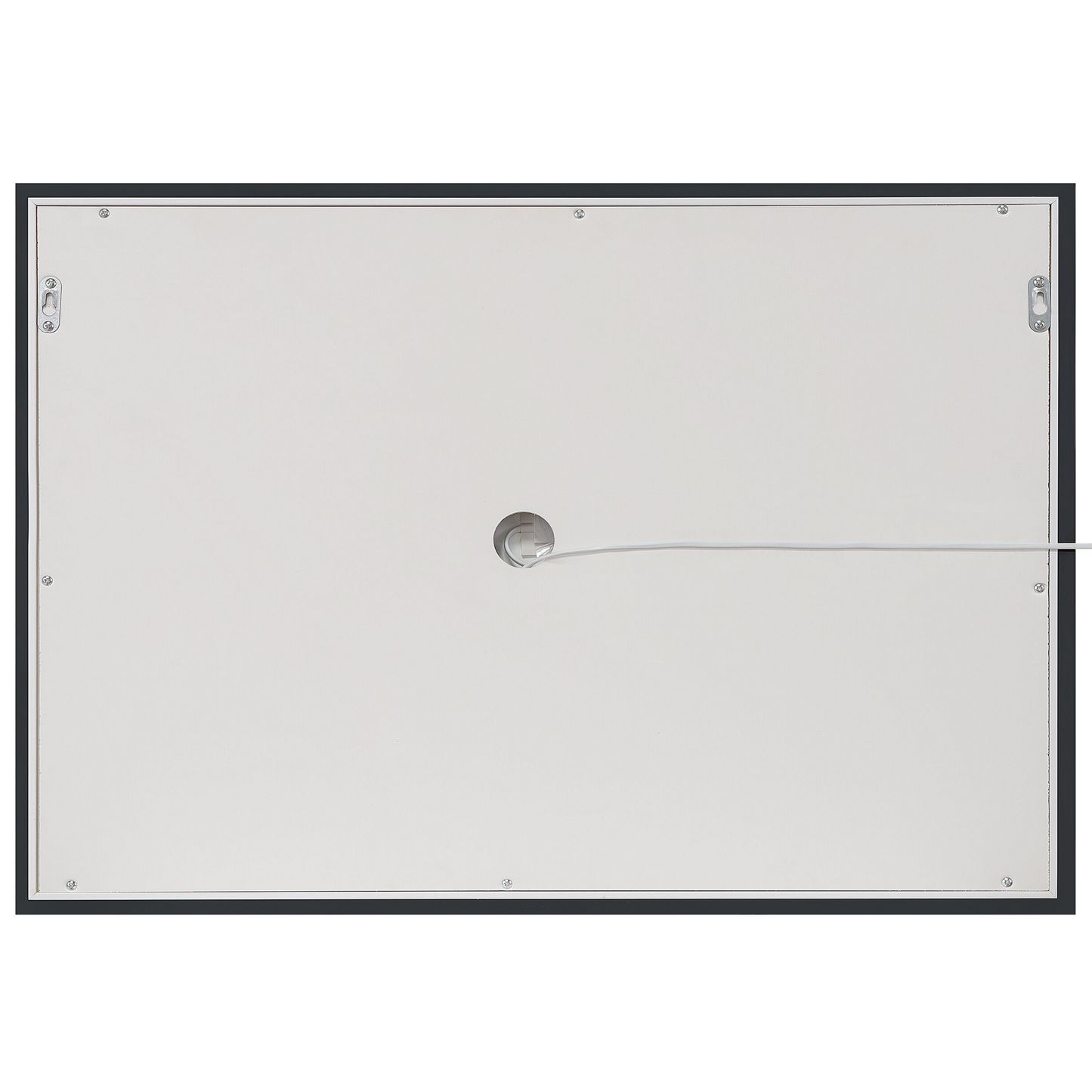 LED-Badezimmer-Spiegel EYRE 80 cm 60 cm Silber