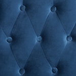 Ohrensessel ALTA Samtstoff Dunkelblau