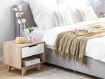 Nachttisch mit 1 Schublade SPENCER Weiss