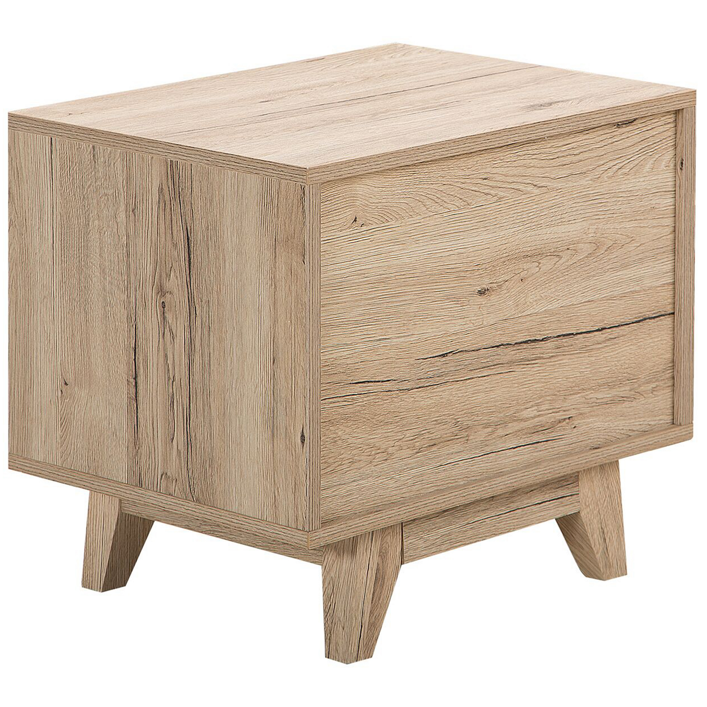 Nachttisch mit 1 Schublade SPENCER Weiss