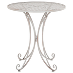 Bistro Set klappbar CILENTO Metall Grau