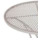 Bistro Set klappbar CILENTO Metall Grau
