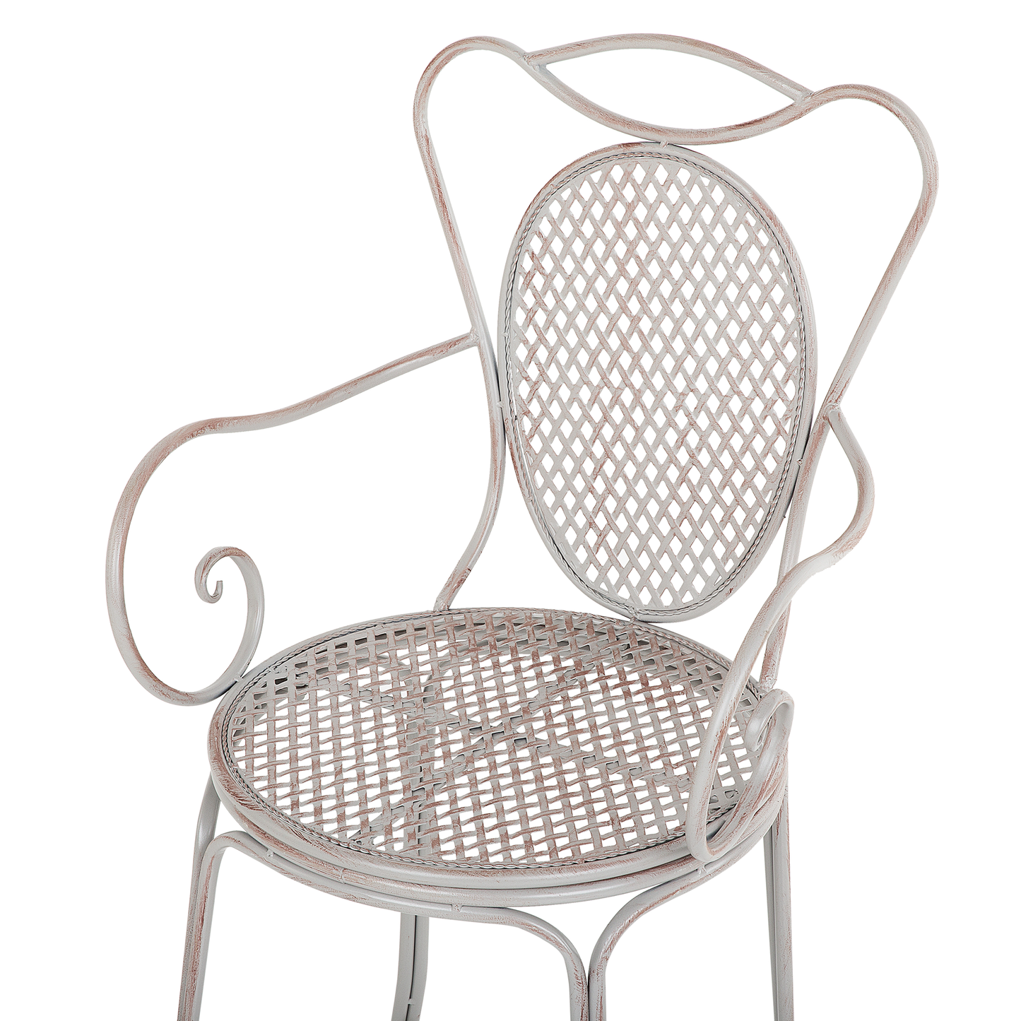 Bistro Set klappbar CILENTO Metall Grau