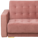 Sessel ABERDEEN Samtstoff Rosa