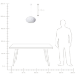 Hängelampe ERGES Weiss