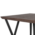 Esstisch BRAVO Dunkelbraun 70 cm 70 cm