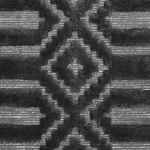 Teppich dunkelgrau 80 x 150 cm geometrisches Muster Kurzflor ADATEPE