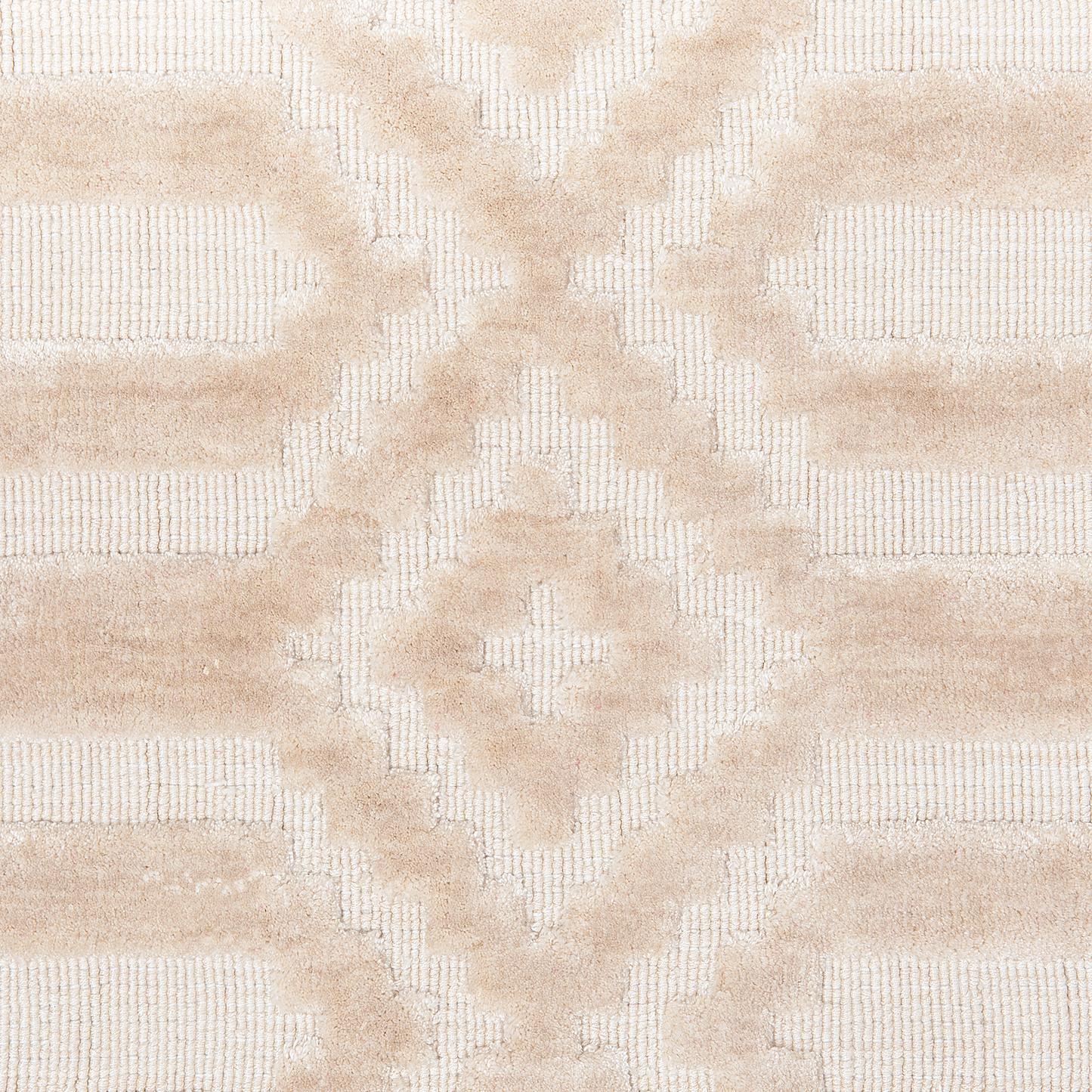 Teppich beige 160 x 230 cm geometrisches Muster Kurzflor ADATEPE