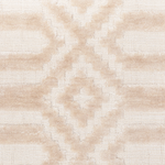 Teppich beige 140 x 200 cm geometrisches Muster Kurzflor ADATEPE