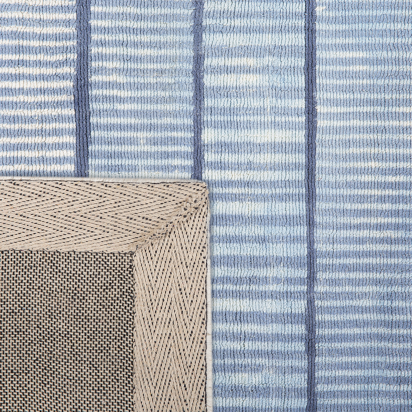 Teppich hellblau 160 x 230 cm Kurzflor YARDERE