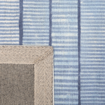 Teppich hellblau 140 x 200 cm Kurzflor YARDERE