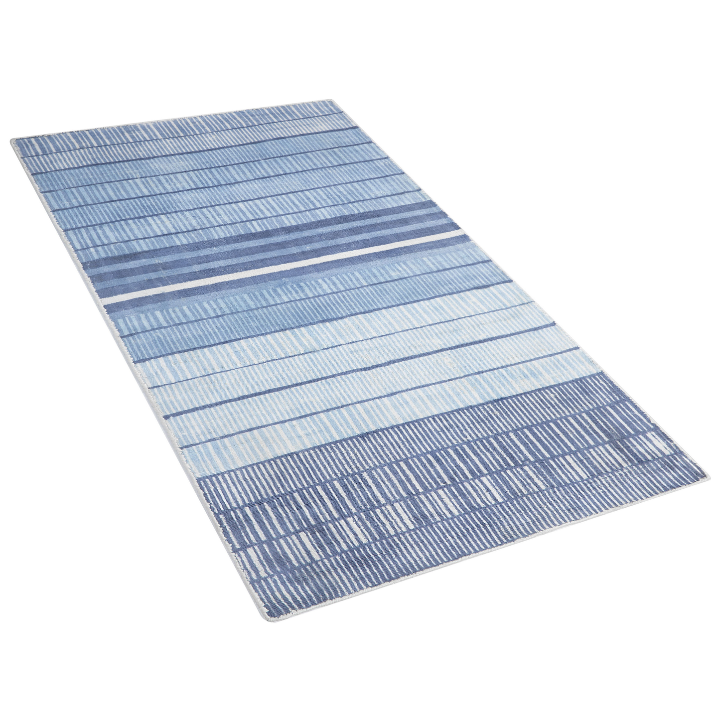 Teppich hellblau 80 x 150 cm Kurzflor YARDERE