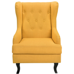 Ohrensessel ALTA Stoff Gelb