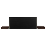 Bett mit Lattenrost ZEN 160 x 200 cm Dunkle Esche