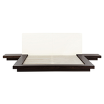 Bett mit Lattenrost ZEN 160 x 200 cm Dunkle Esche