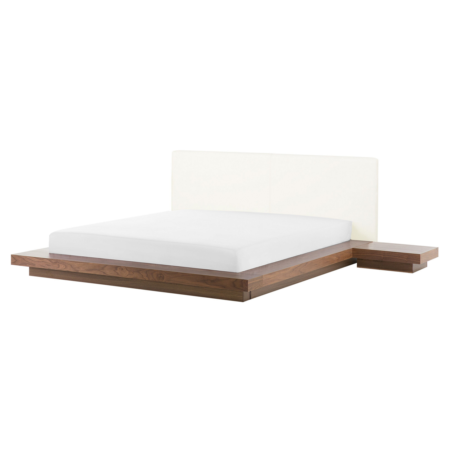 Bett mit Lattenrost ZEN 160 x 200 cm Braune Esche