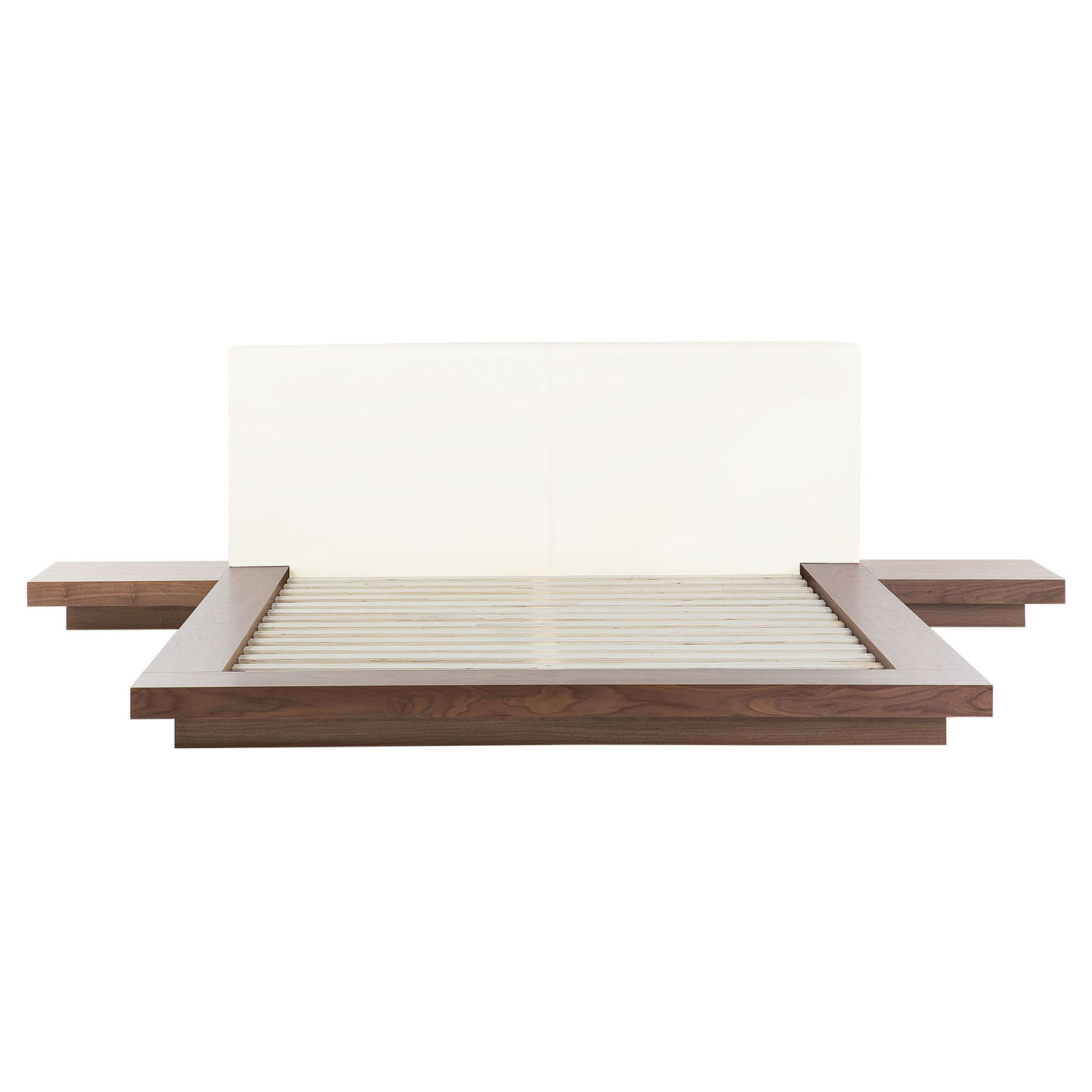 Bett mit Lattenrost ZEN 160 x 200 cm Braune Esche