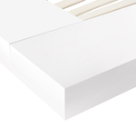 Bett mit Lattenrost ZEN 160 x 200 cm Weiss