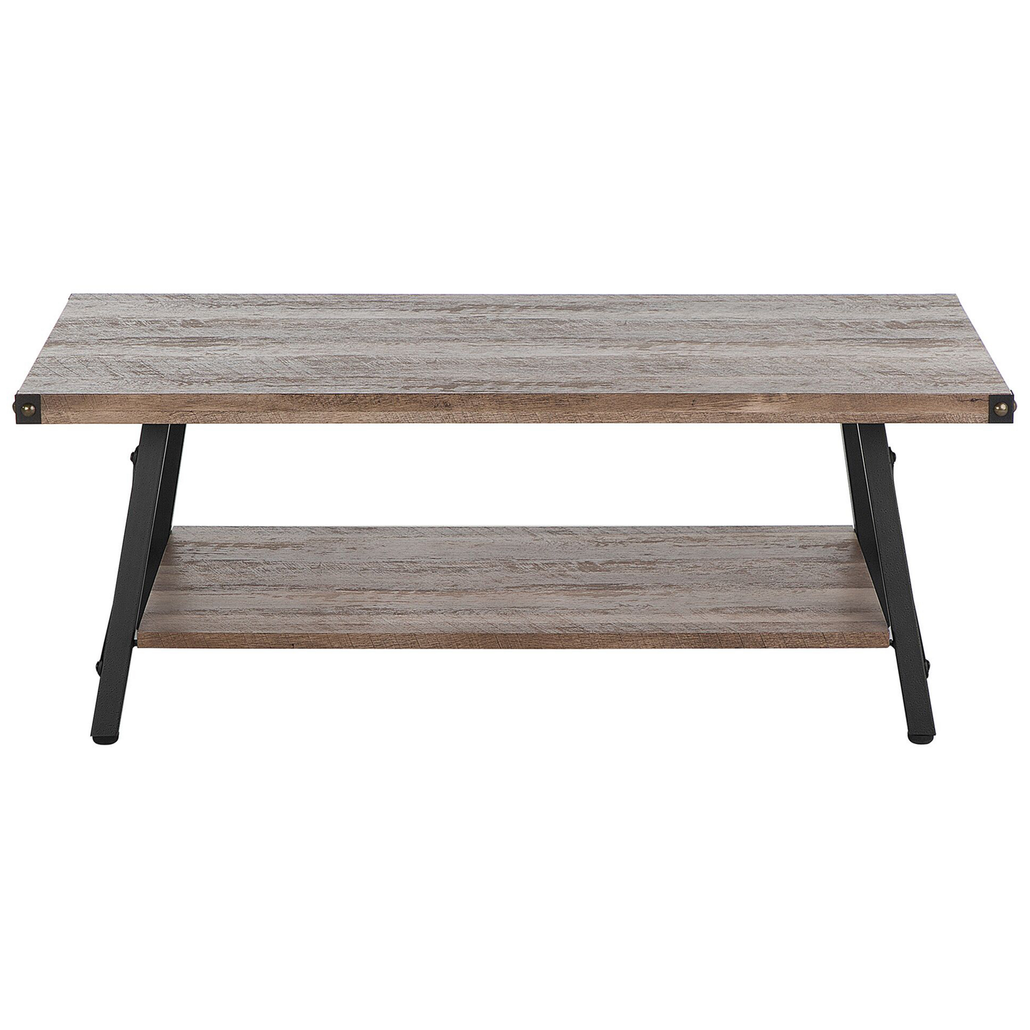 Couchtisch MDF-Platte Pulverbeschichtet Taupe CARLIN