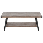 Couchtisch MDF-Platte Pulverbeschichtet Taupe CARLIN