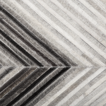 Teppich Kuhfell grau 160 x 230 cm Kurzflor AYTEPE