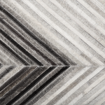 Teppich Kuhfell grau 140 x 200 cm Kurzflor AYTEPE