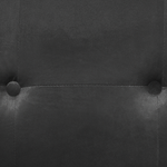3-Sitzer Sofa Samtstoff dunkelgrau AVALDSENES