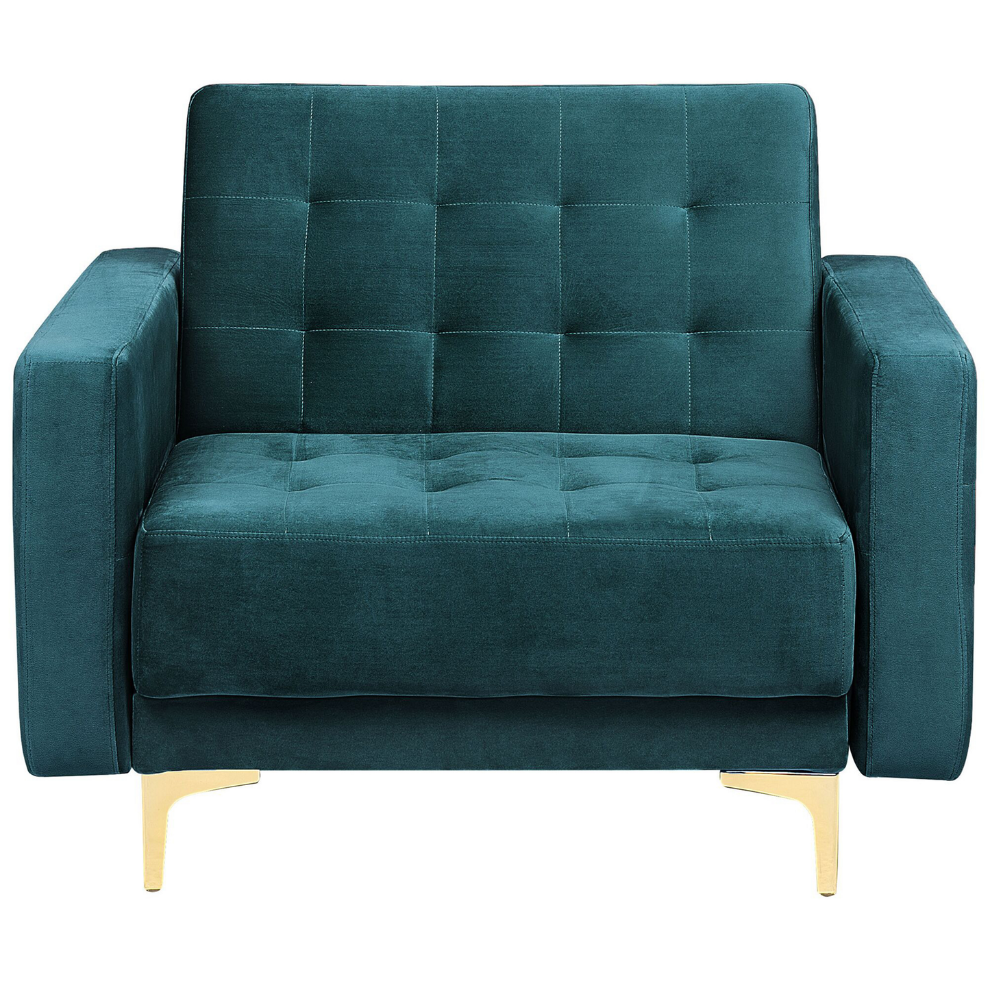 Sofa Set Samtstoff blaugrün 5-Sitzer ABERDEEN