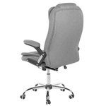 Chefsessel Stoff Grau ROYAL