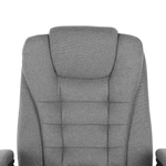 Chefsessel Stoff Grau ROYAL