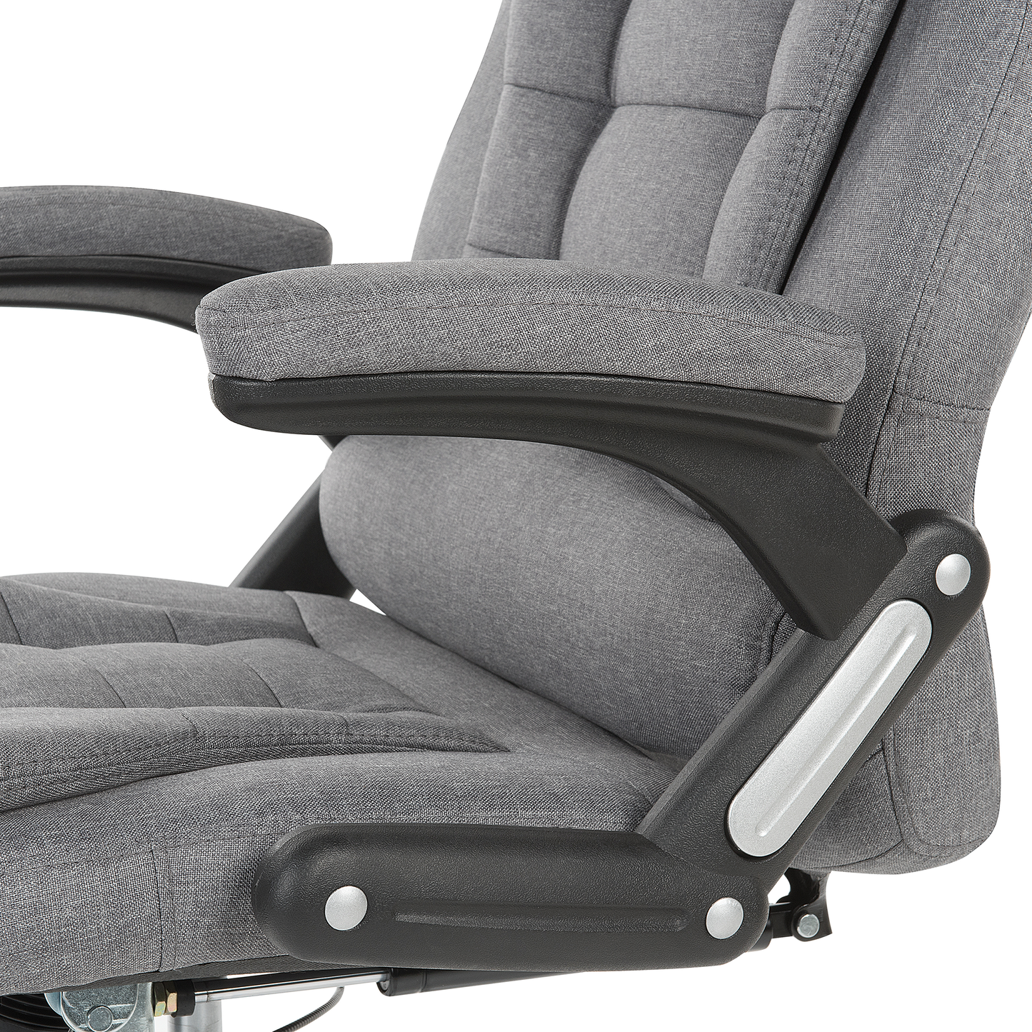 Chefsessel Stoff Grau ROYAL