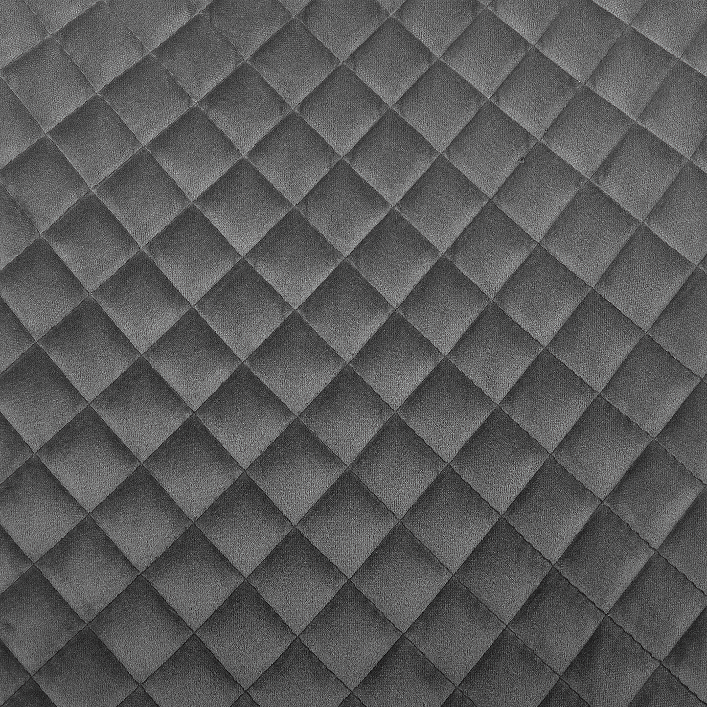 Esszimmerstuhl 2er Set SOLANO Samtstoff Grau