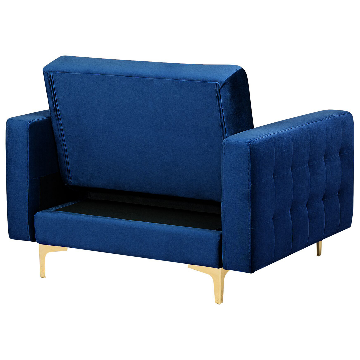 Sessel ABERDEEN Samtstoff Marineblau