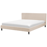 Bettrahmenbezug FITOU 180 x 200 cm Beige