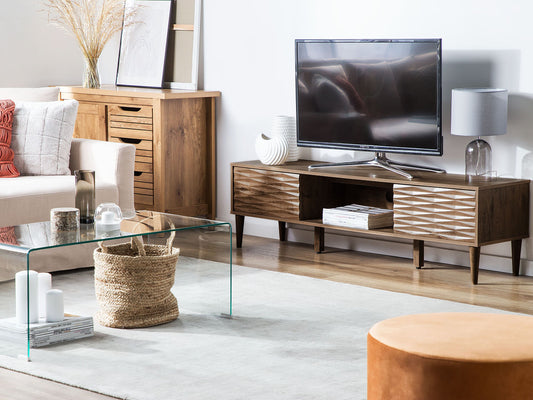 TV-Möbel KAYAN Dunkelbraun