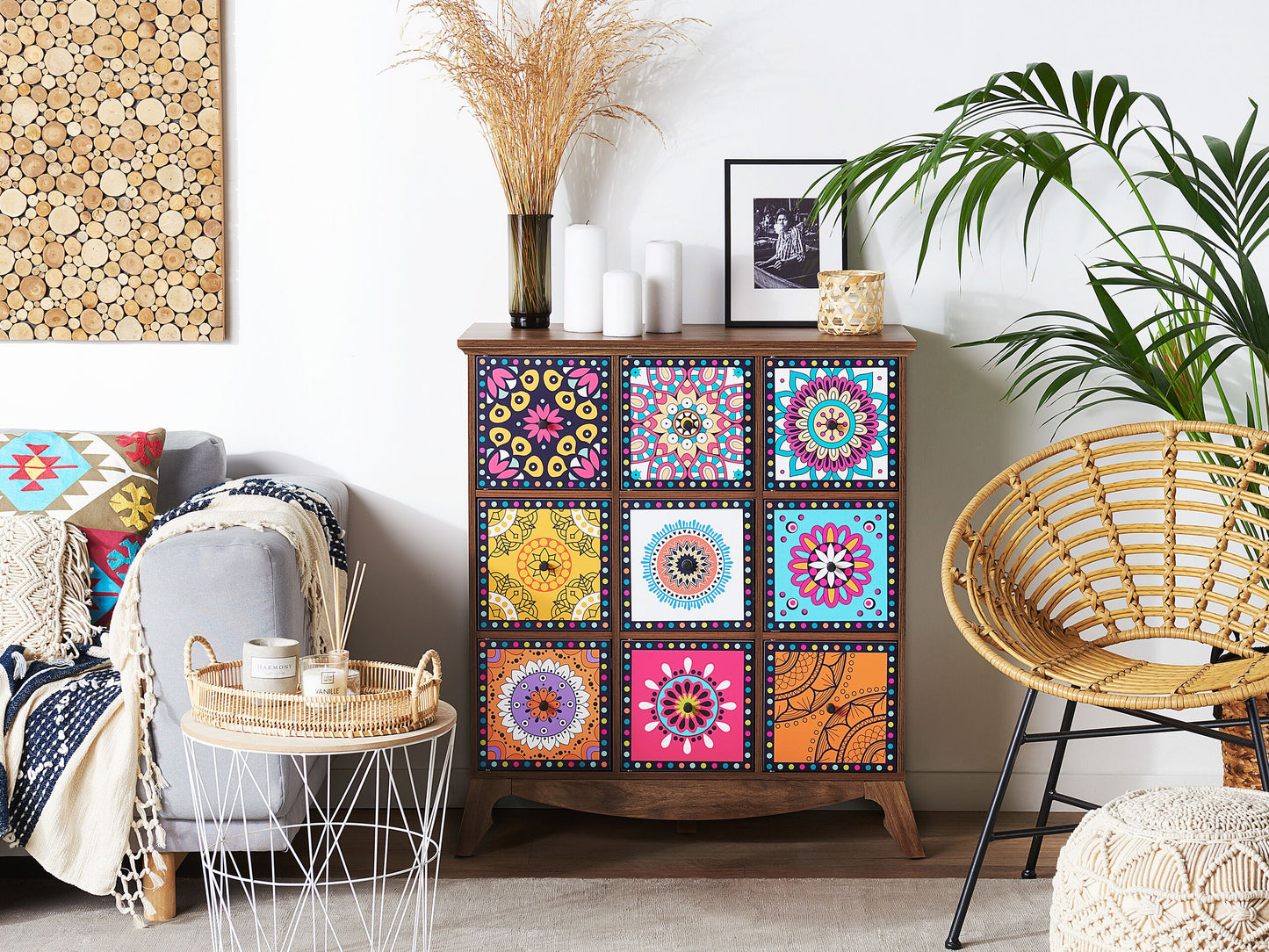 Sideboard KUMA 92 cm Bunt