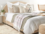 Kuscheldecke KAMAN Stoff 125 x 150 cm Rosa